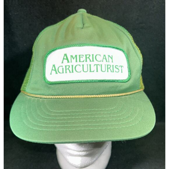 American Agriculturist No Problem Snap Back Trucker Hat With Rope ***READ*** - Picture 1 of 9